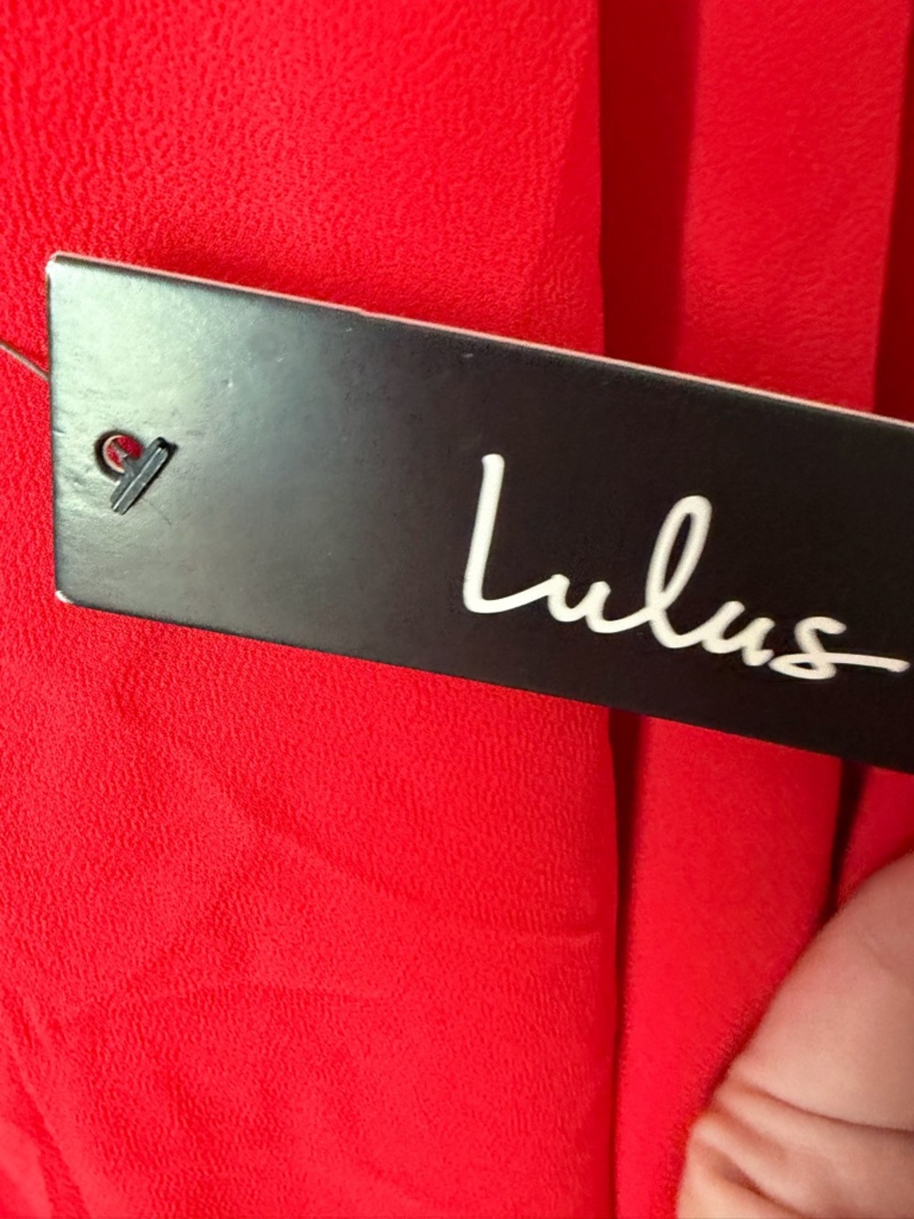 NWT Lulu's Red Ruffle V-Neck Mini Dress - Picture 2 of 11